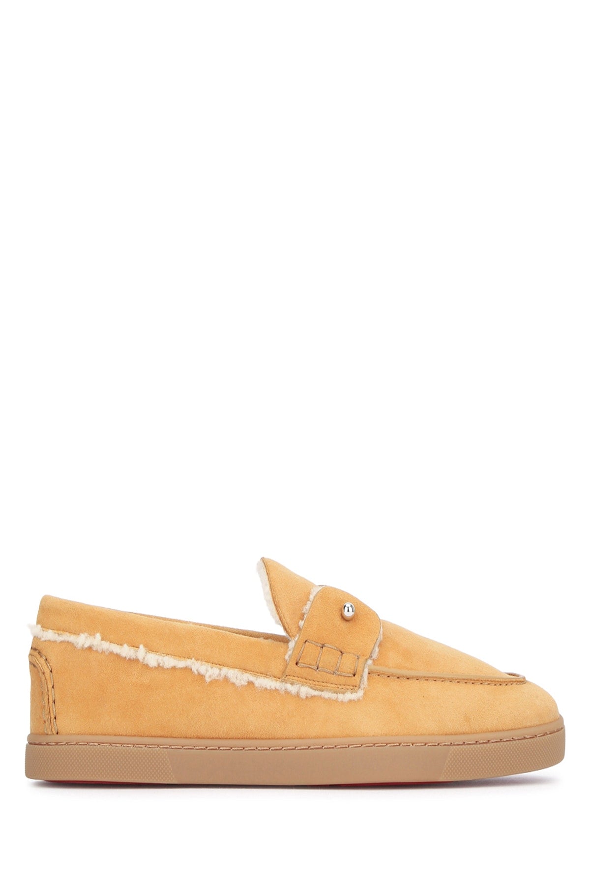 CHRISTIAN LOUBOUTIN CHAMBELIBOAT SHEARLING FLAT SHEARLING DS For Men 