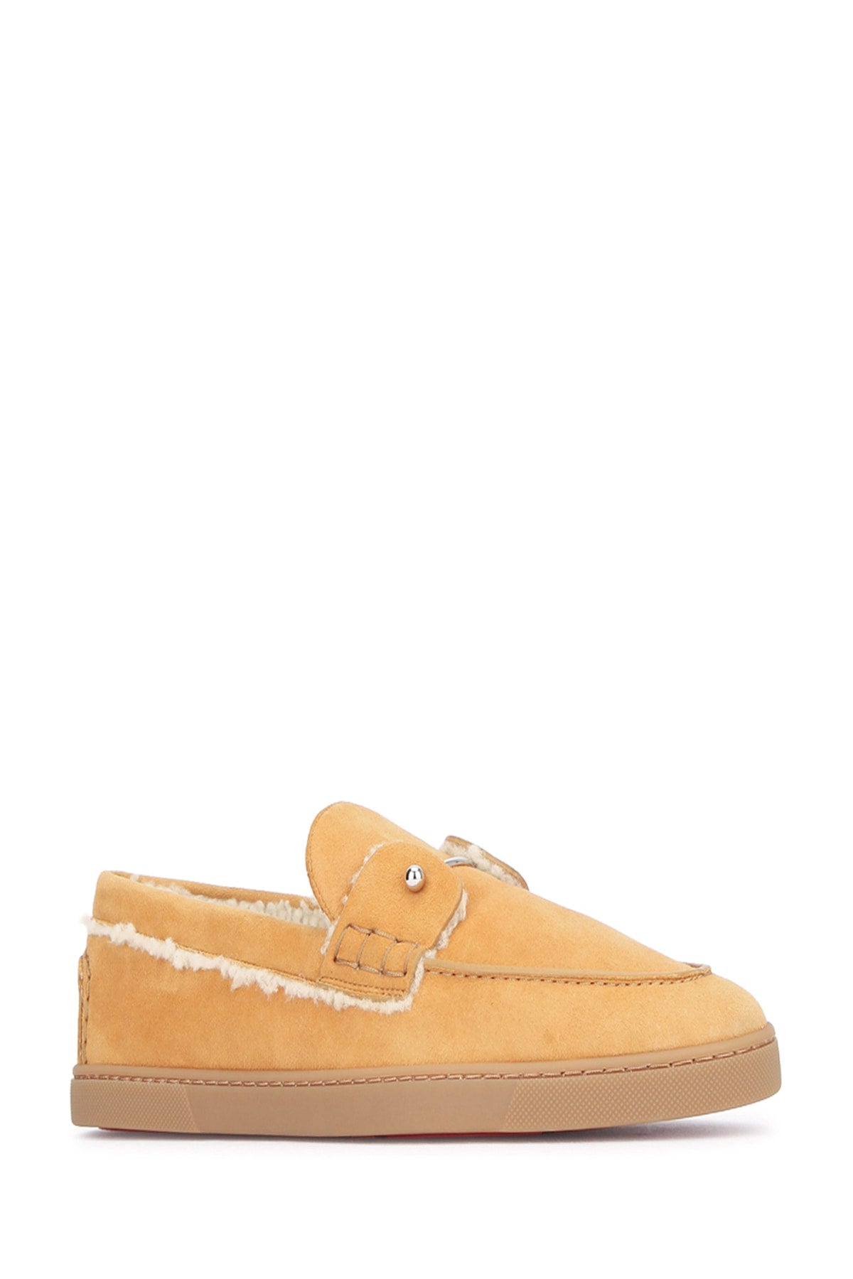 CHRISTIAN LOUBOUTIN CHAMBELIBOAT SHEARLING FLAT SHEARLING DS For Men 