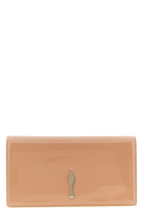 CHRISTIAN LOUBOUTIN 'Bettina' clutch For Women 100% calfskin leather (Bos Taurus)