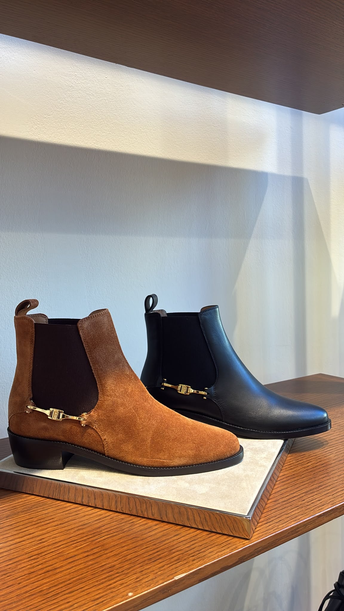 Ferragamo Chelsea Boots with Gancini Ornament