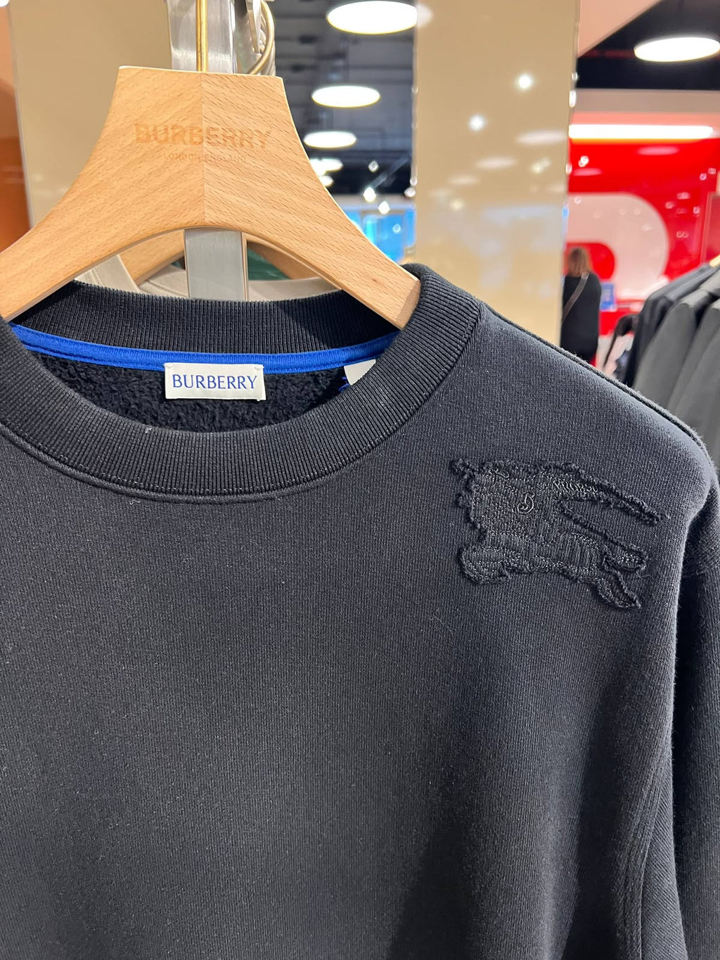 Equestrian Knight Design Cotton Sweatshirt