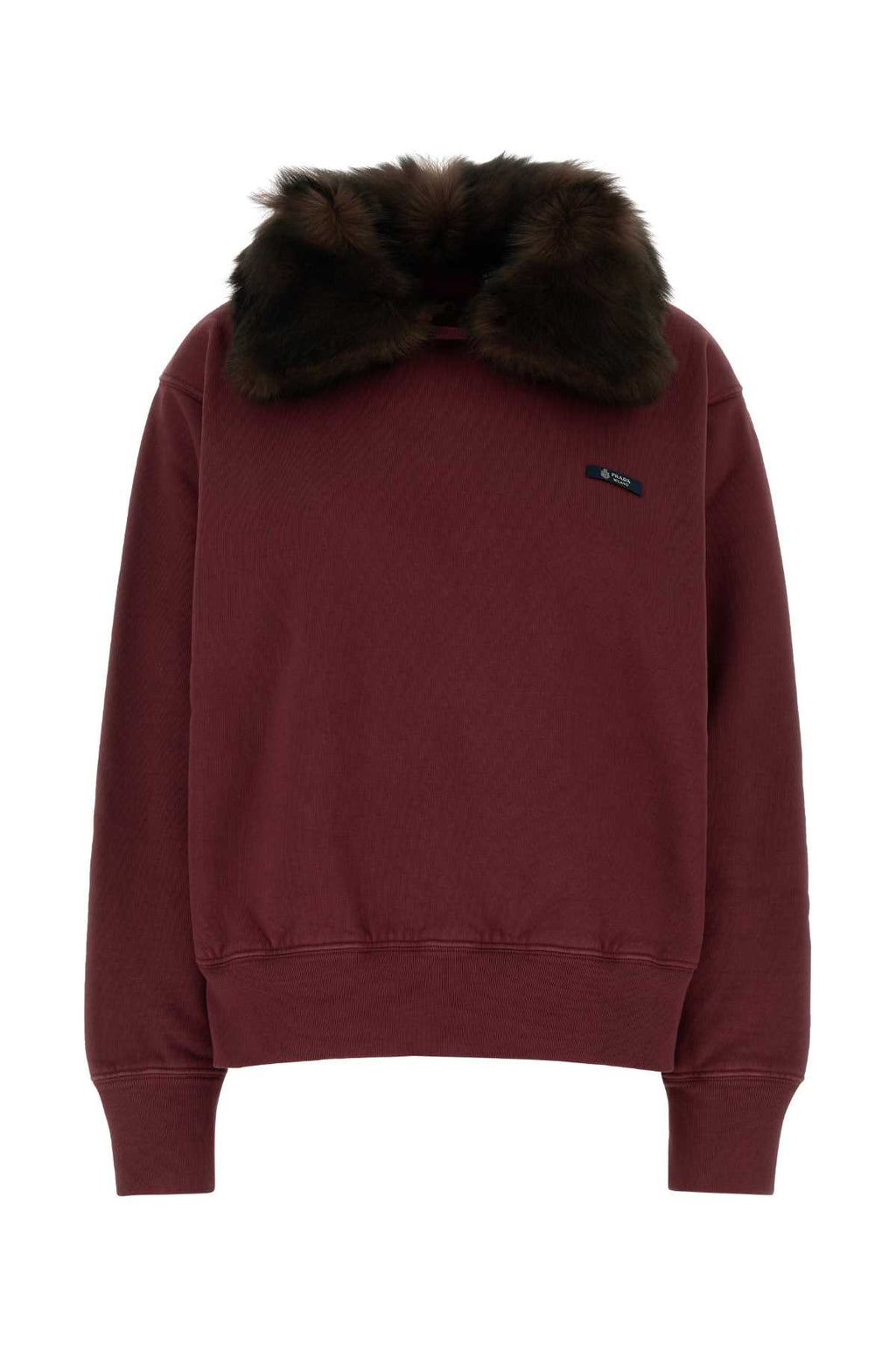 PRADA GIROCOLLO MANICA LUN For Women Exterior: 100% Cotton