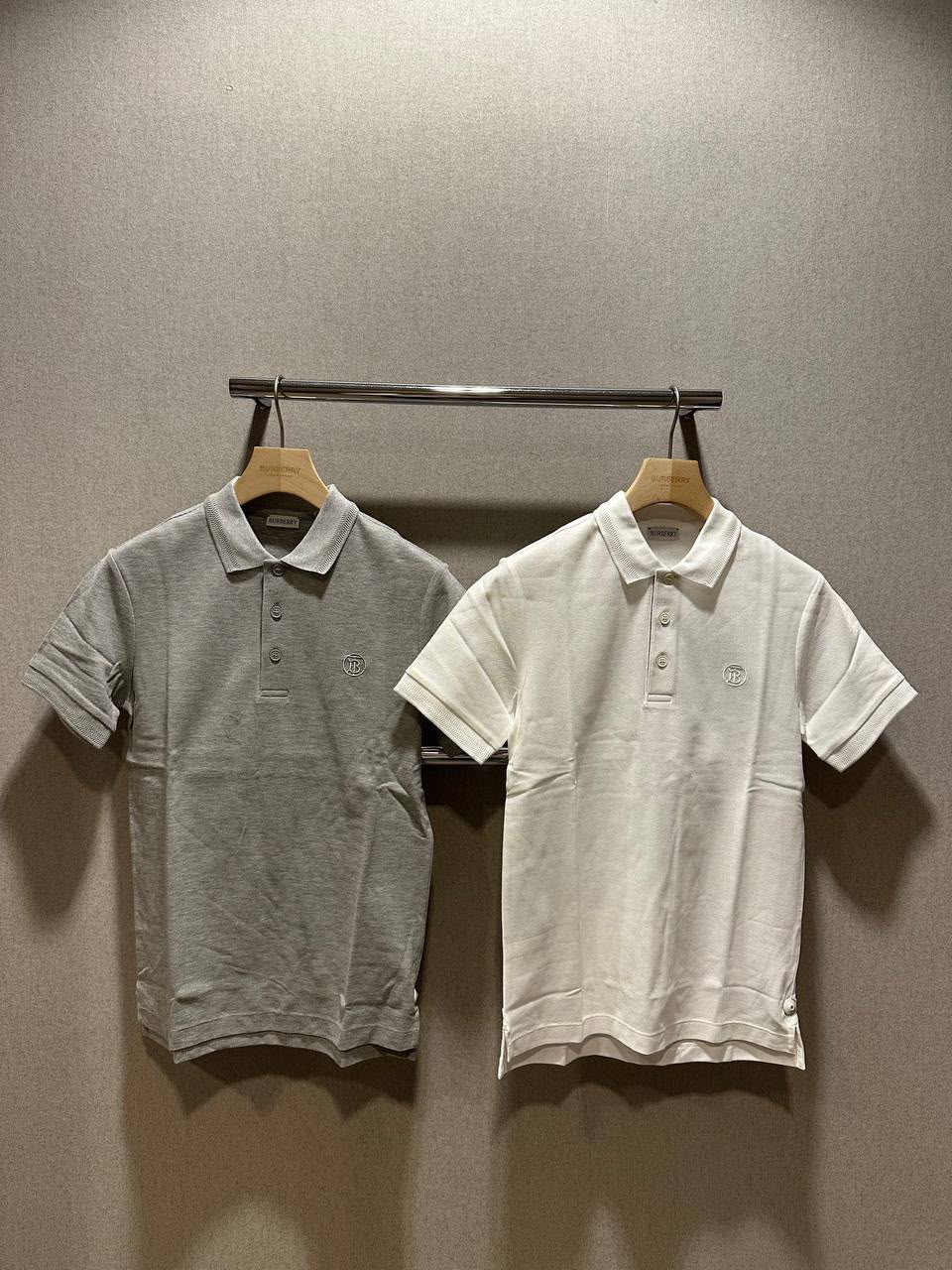 Check Placket Cotton Piqué Polo Shirt