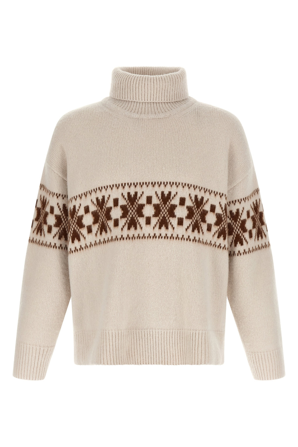 High neck sweater