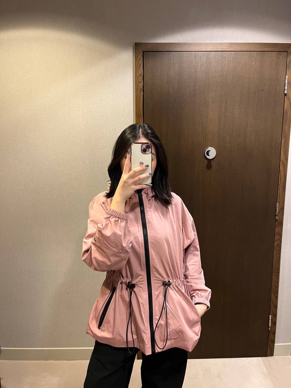Logo Detail Hooded Jacket