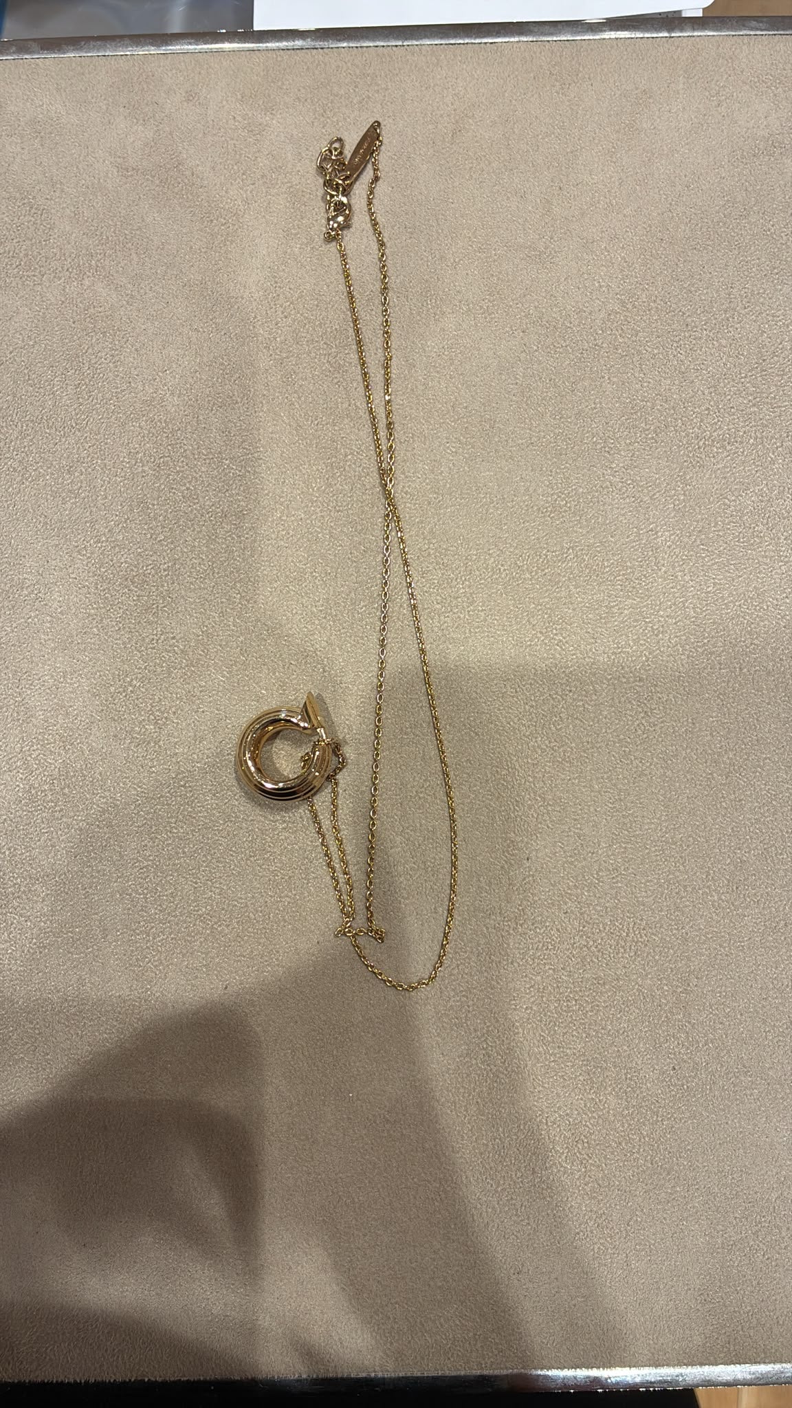Gancini Pendant Necklace