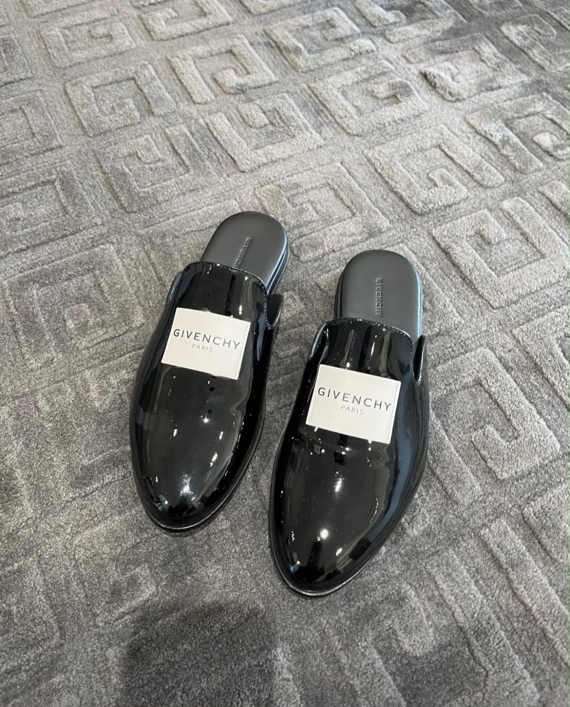 Patent Leather Mules