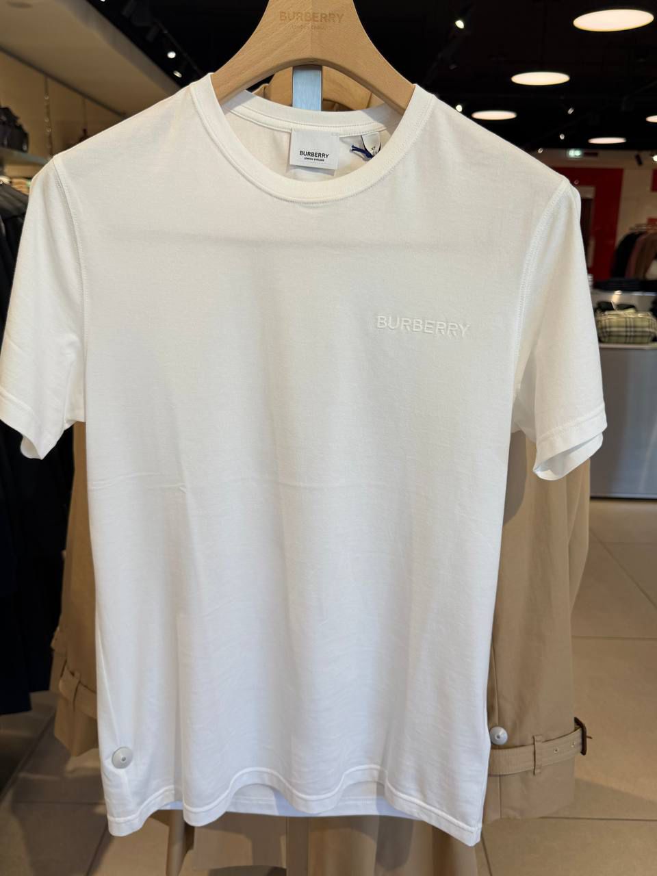 Embroidered Logo Cotton T-shirt
