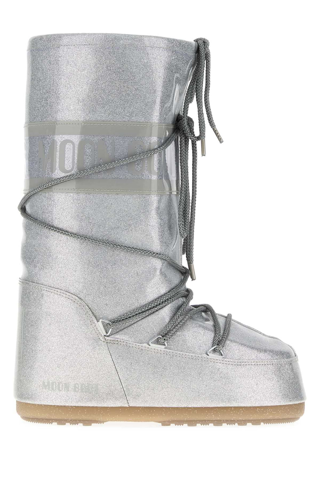 MOON BOOT MB ICON GLITTER For Women Exterior: 100% Rubber Interior: 100% Fabric Sole: Rubber