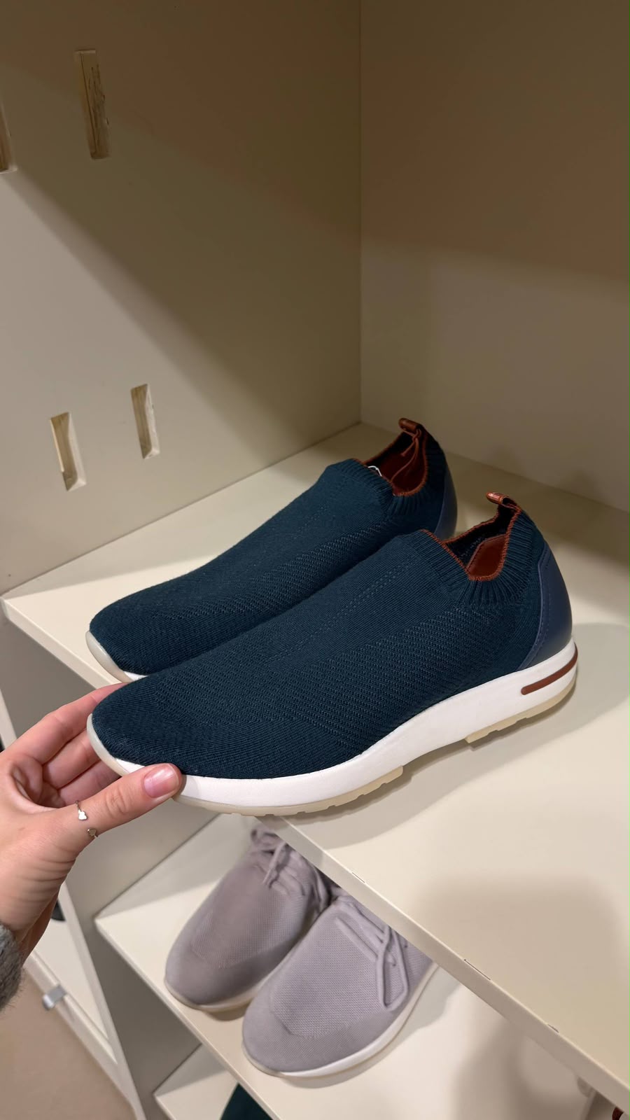 Men's Knit Slip-On Sneakers