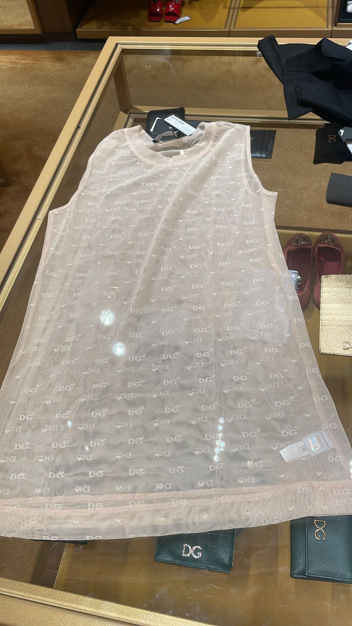 Tulle T-shirt with DG Logo