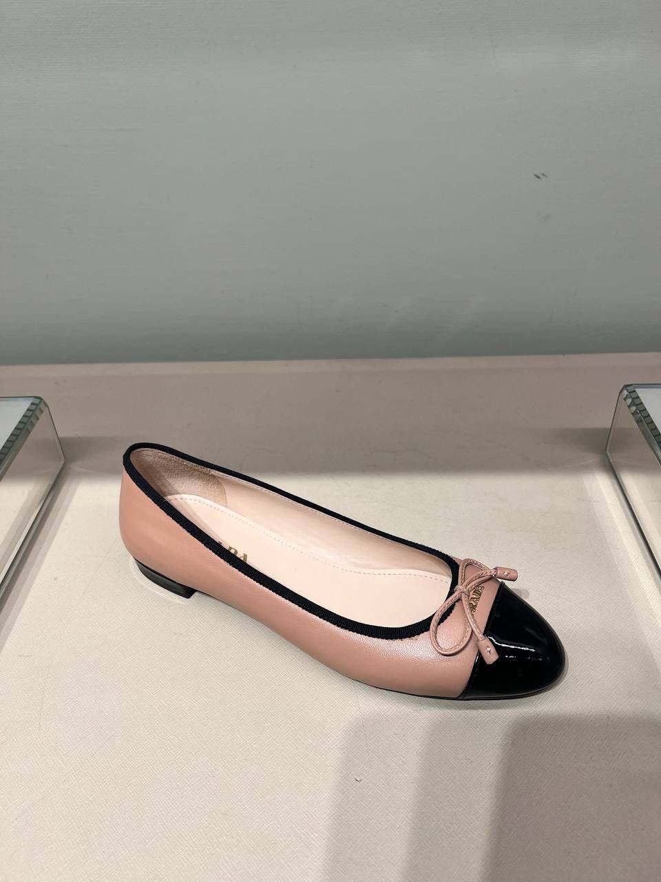Patent leather ballet flats