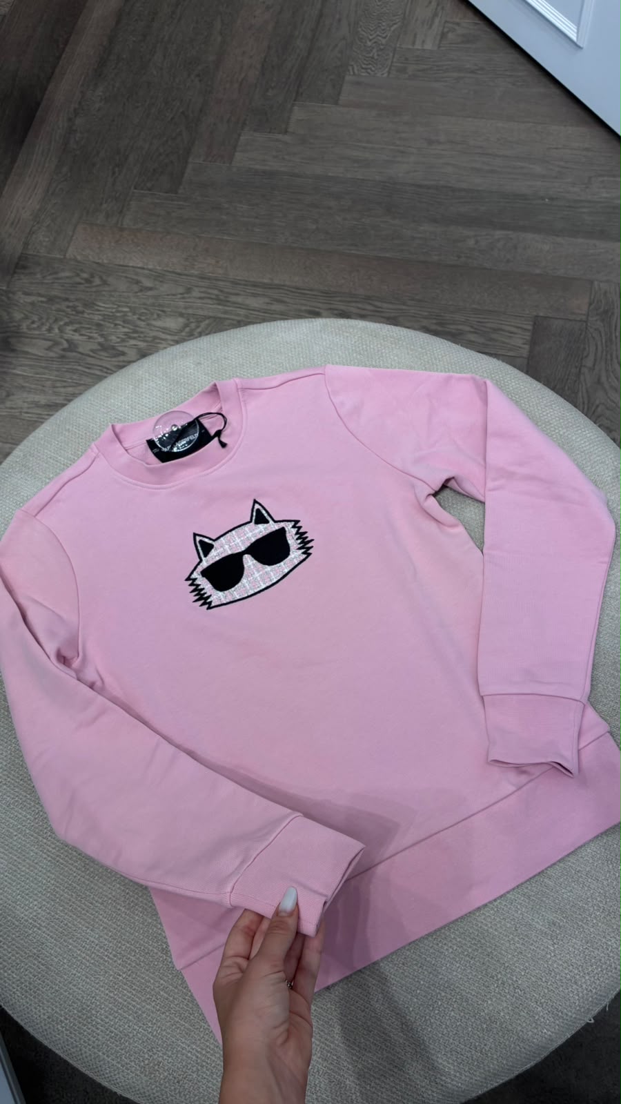 Choupette Tweed Icon Sweatshirt
