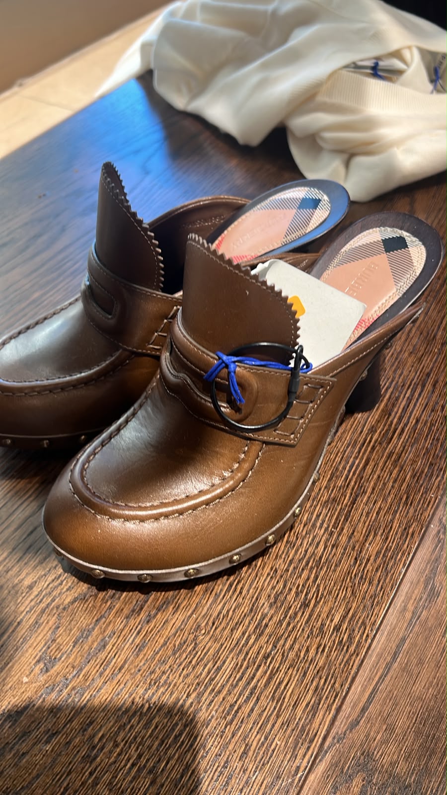 Leather Clog Mules