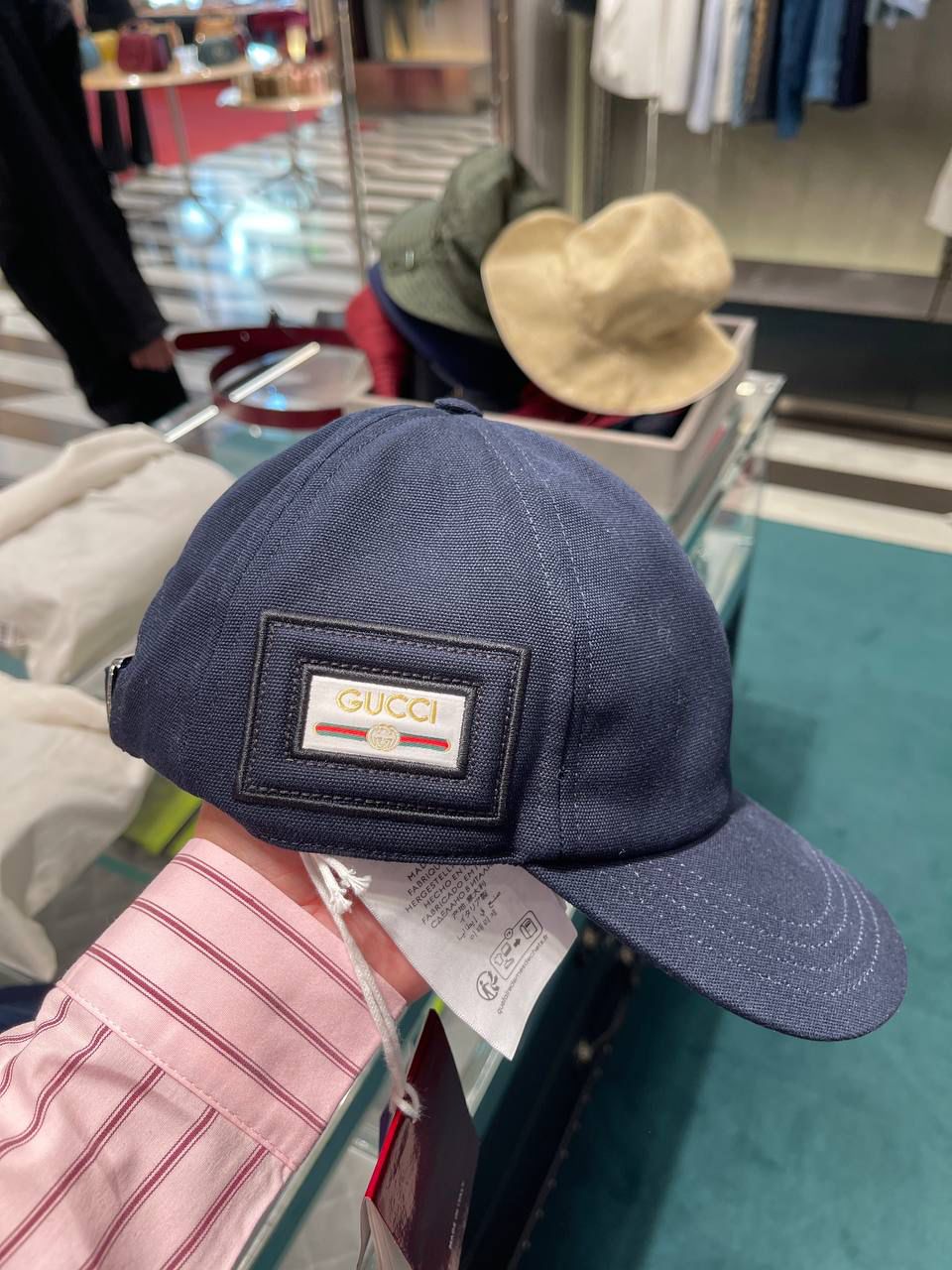 Baseball Cap with Logo Patch