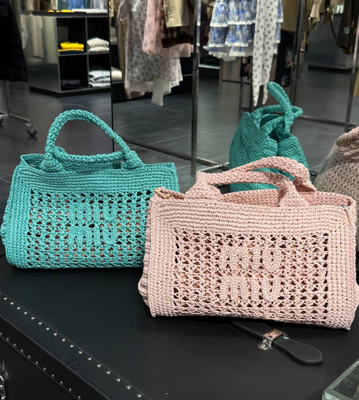 Crochet tote bag