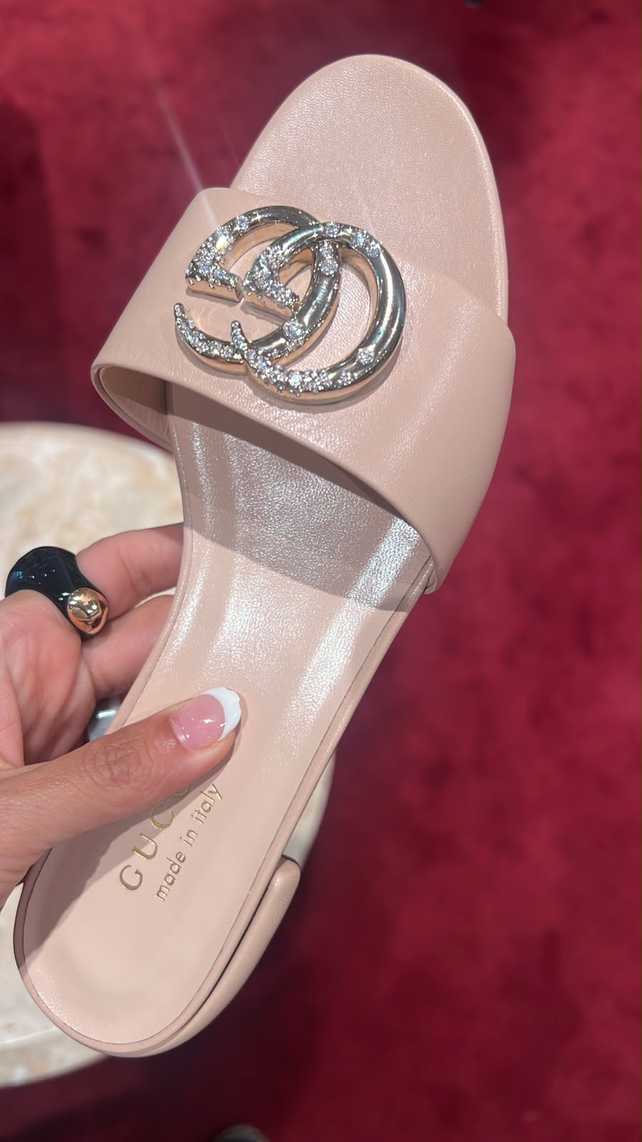 Double G Slide Sandal