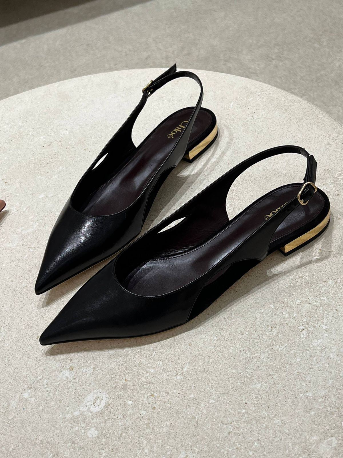 Chloé Slingback Flats