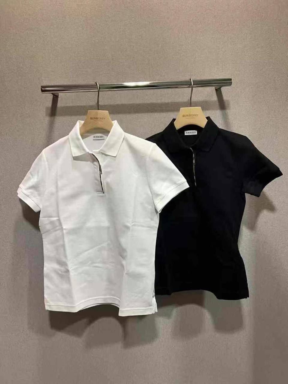 Zip-placket Cotton Piqué Polo Shirt