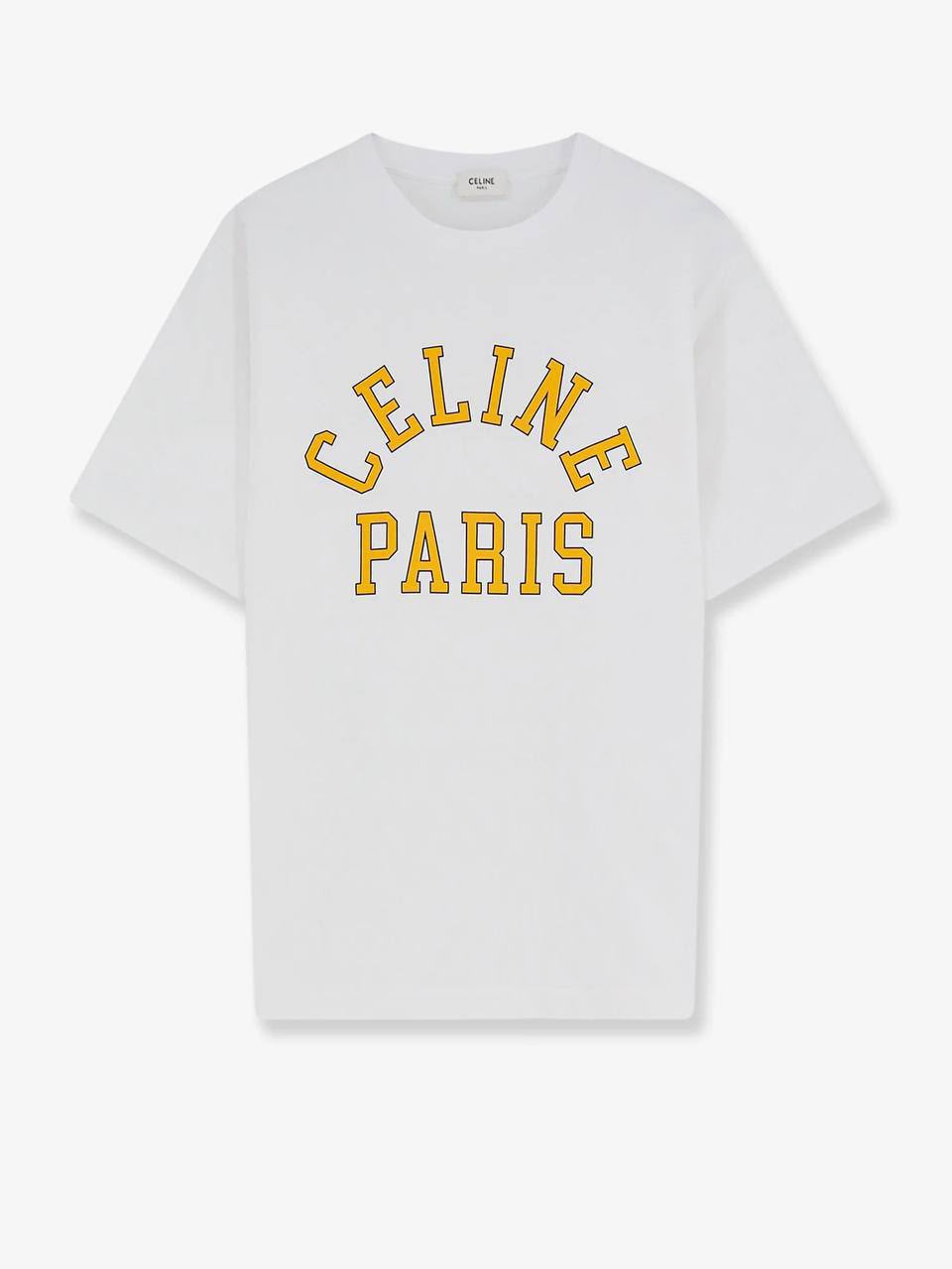 Loose T-Shirt in Cotton Jersey with Paris Print