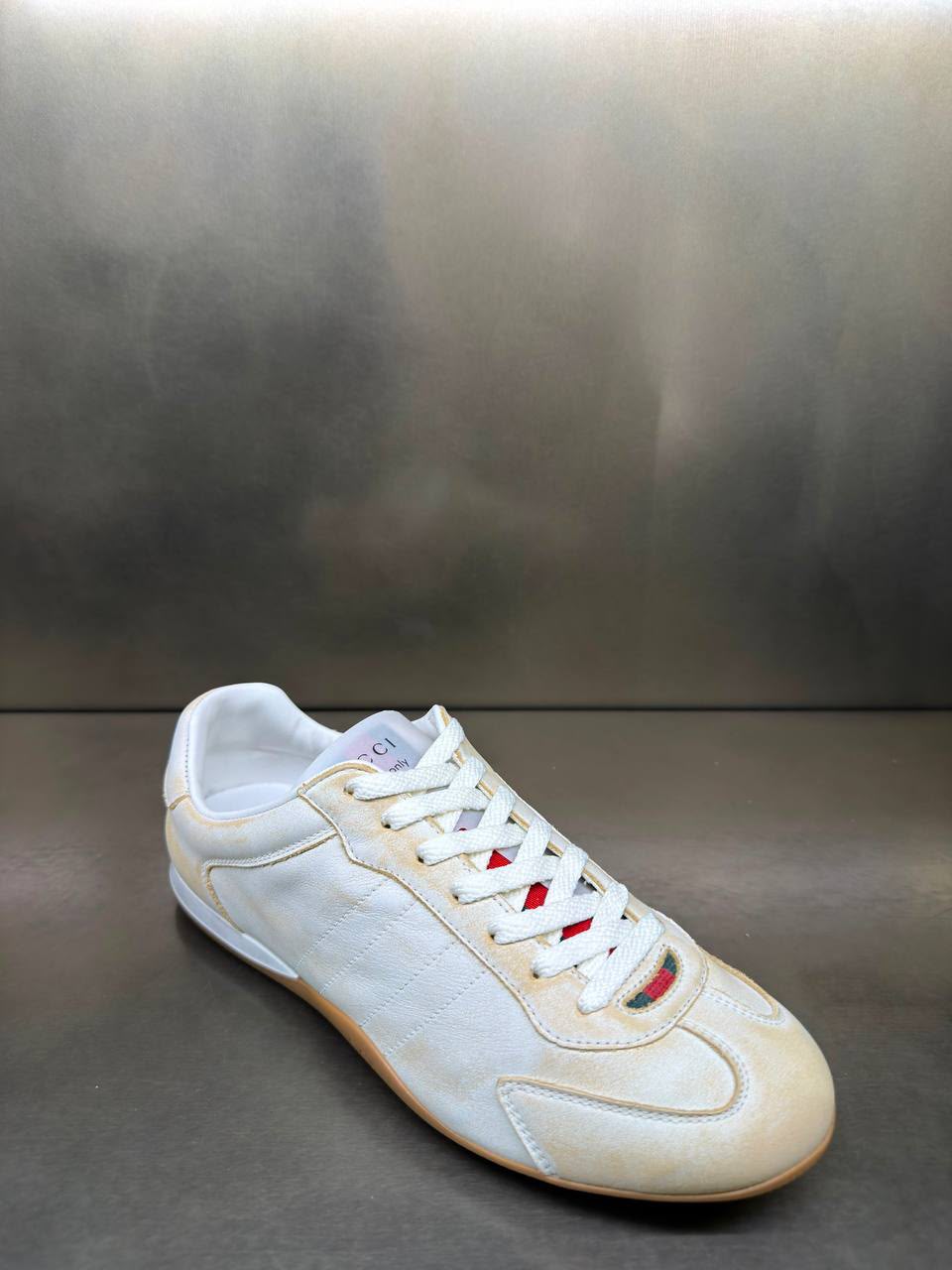Screener leather sneaker