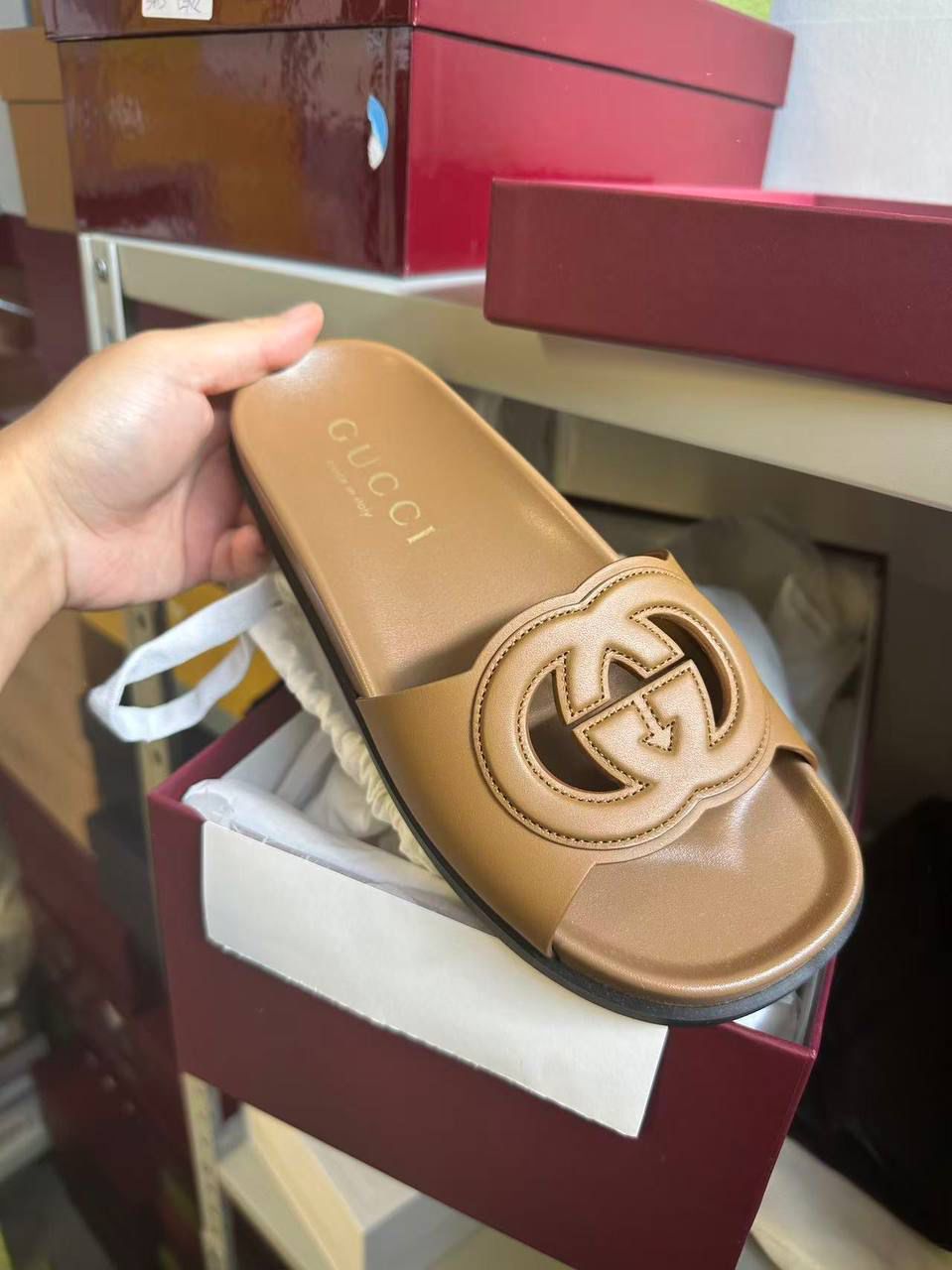 Double G Slide Sandal