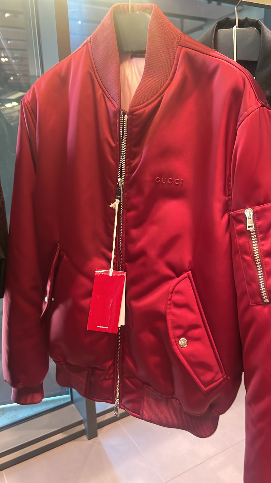Nylon Bomber Jacket
