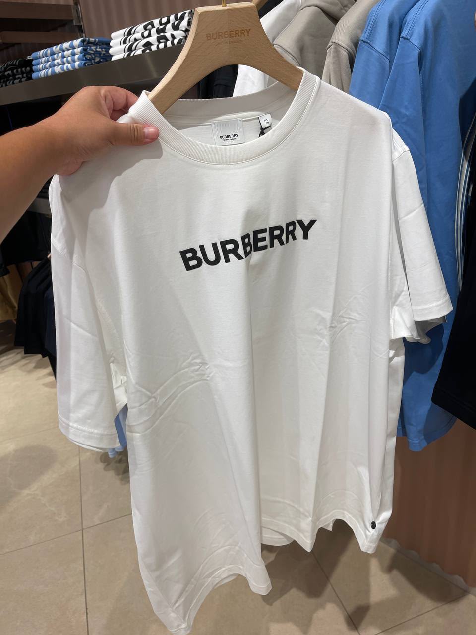 Logo Print Cotton Oversized T-shirt