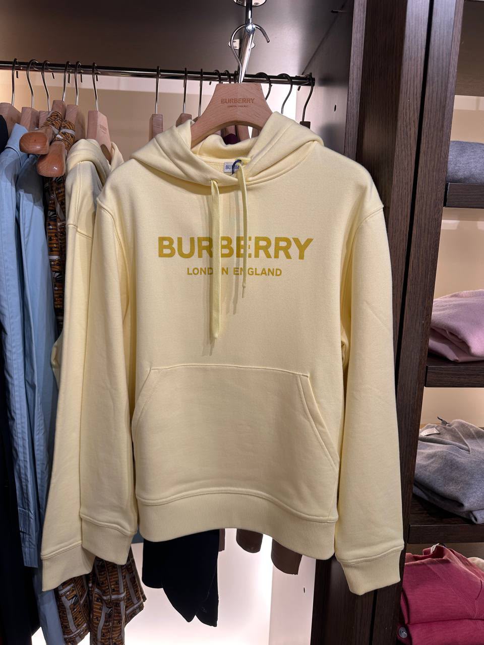 Logo Print Cotton Hoodie
