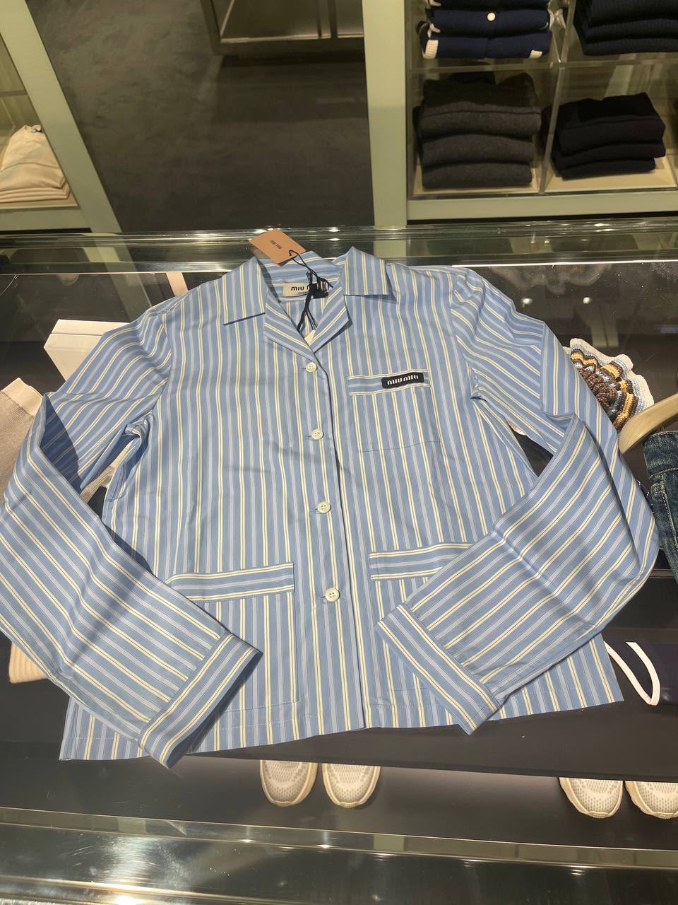 Striped Poplin Shirt