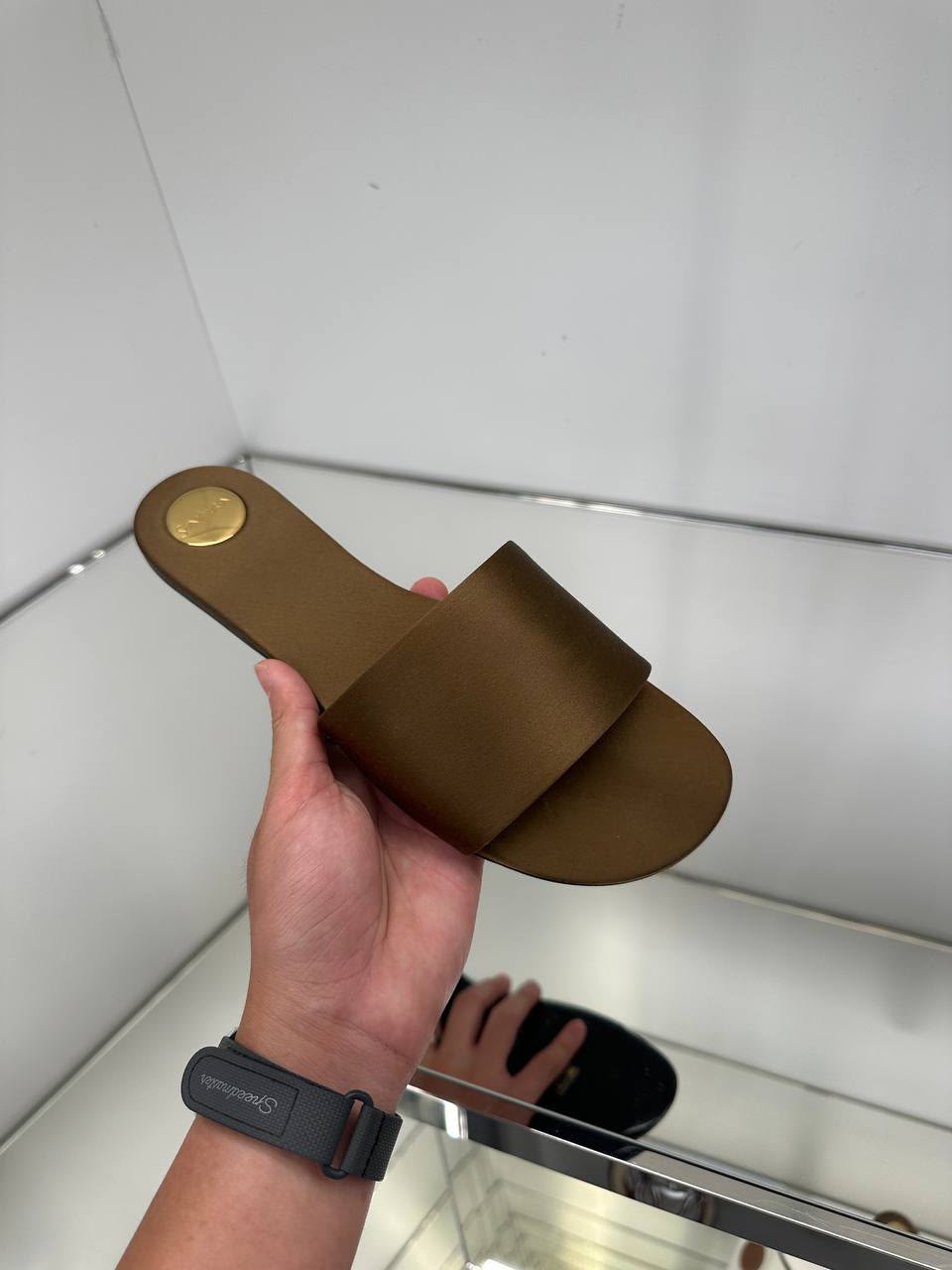 Nu Pieds Slide Sandals in Canvas