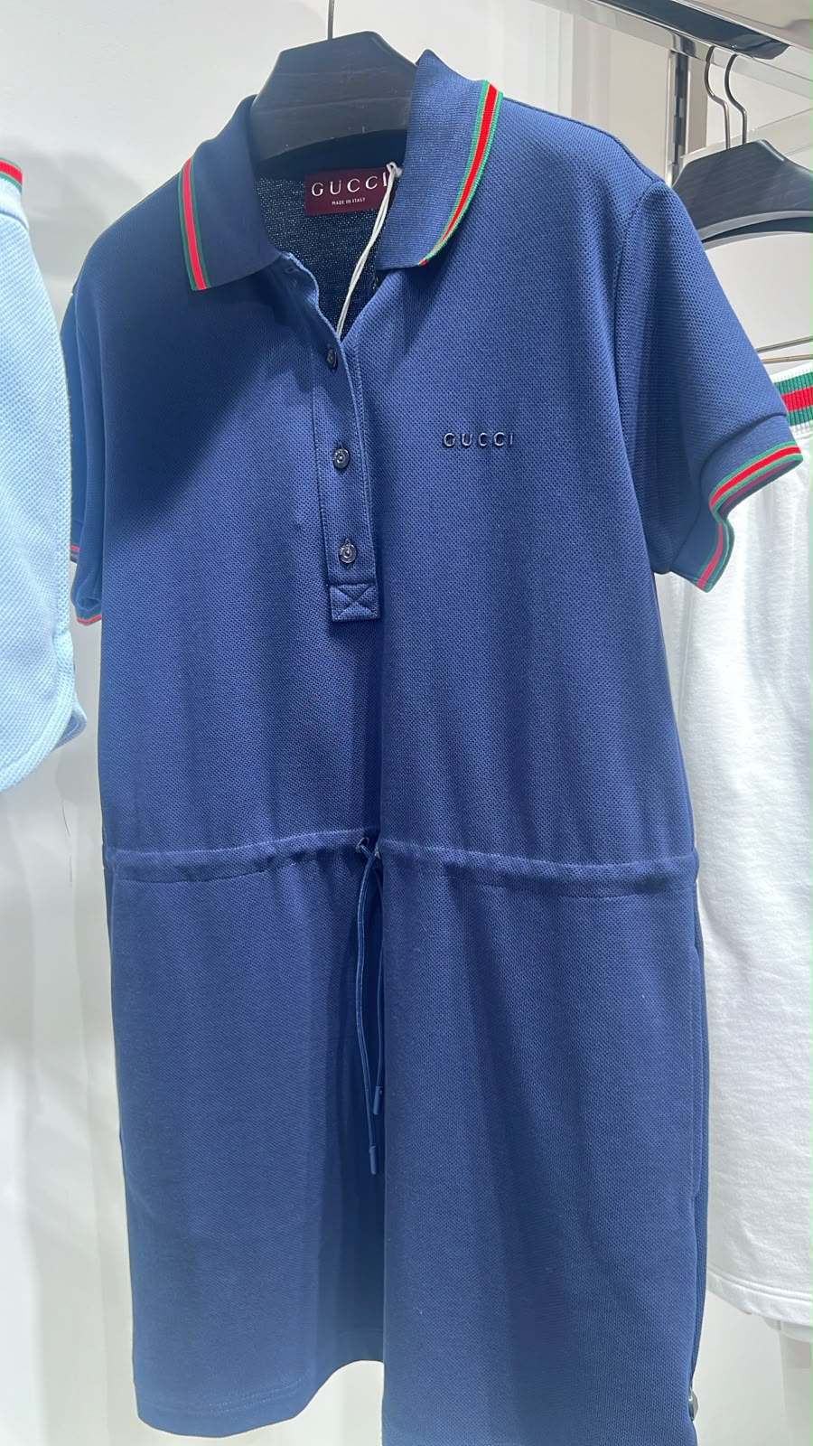 Web Trim Polo Dress