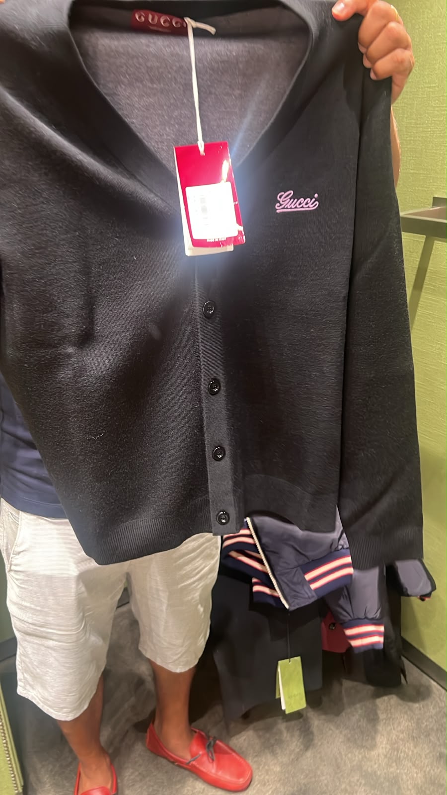 Script Logo Cardigan