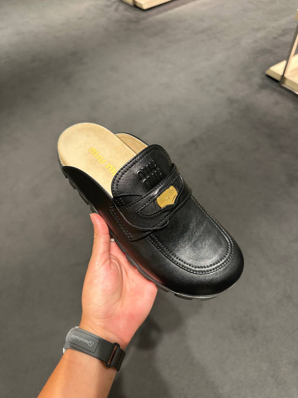 Suede Mules