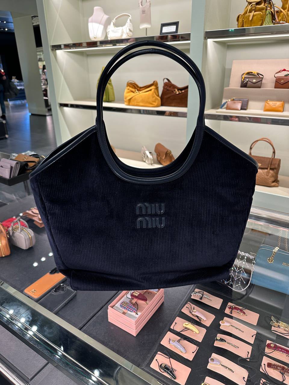Corduroy tote bag