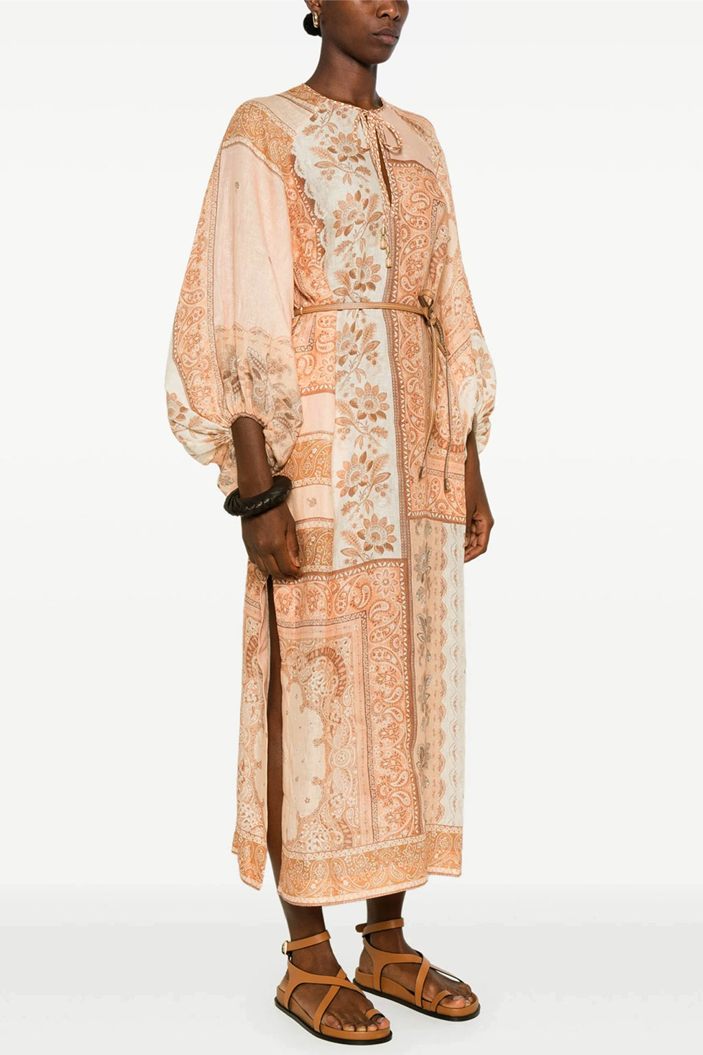 ZIMMERMANN 'Lucky Tunic Midi' dress For Women 100% linen