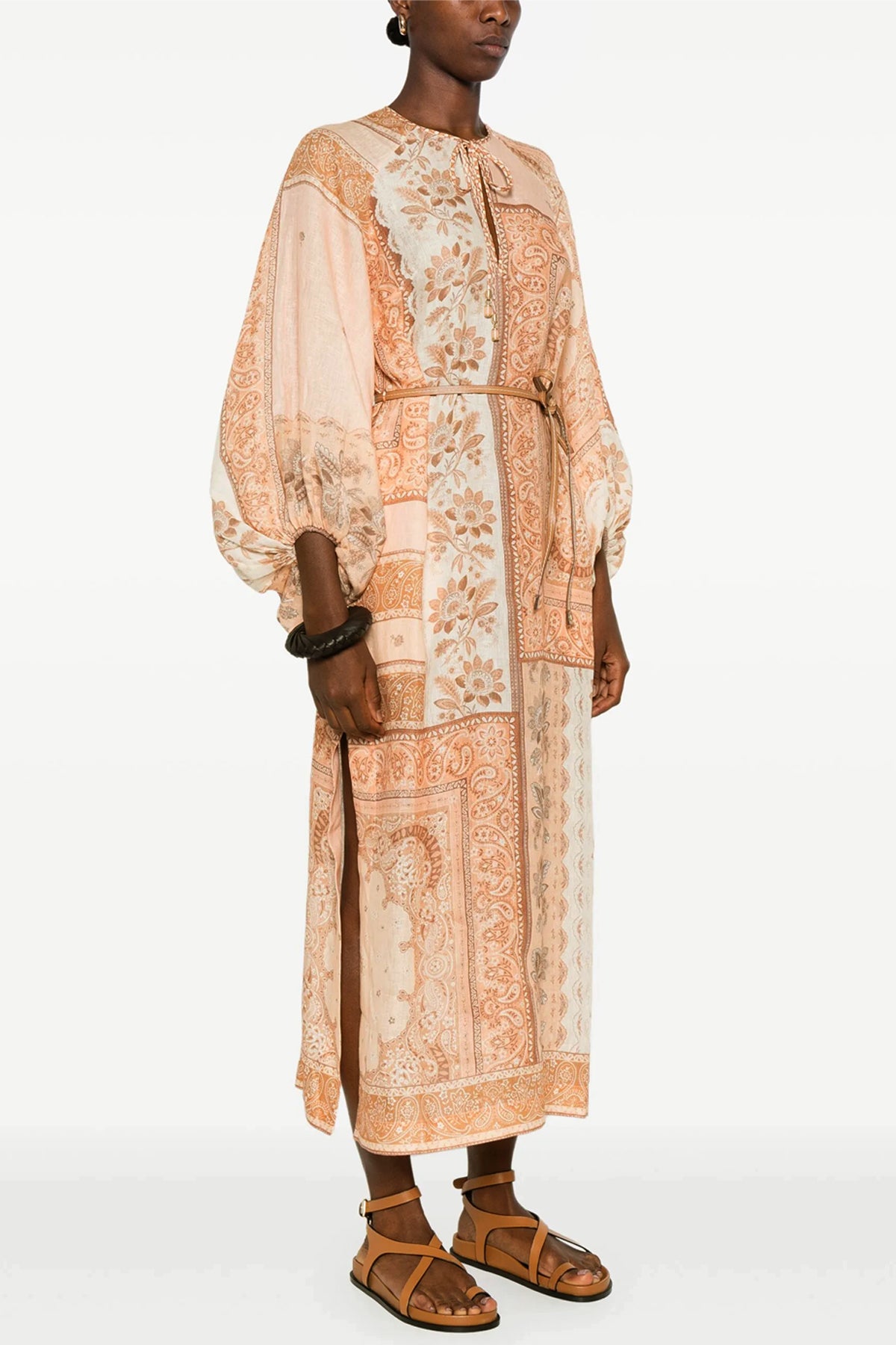 ZIMMERMANN 'Lucky Tunic Midi' dress For Women 100% linen