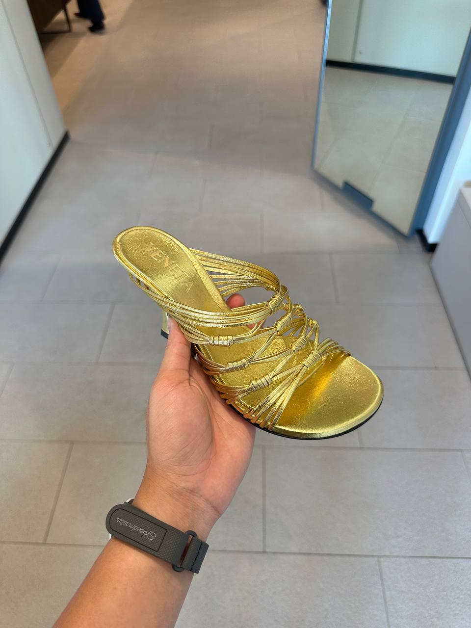 Almond Strappy Sandals
