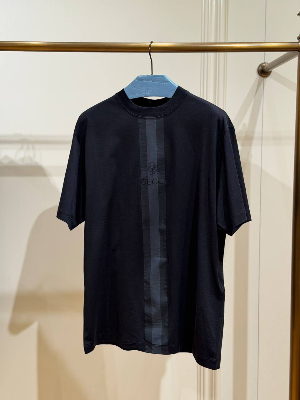 Embossed Logo Cotton T-Shirt