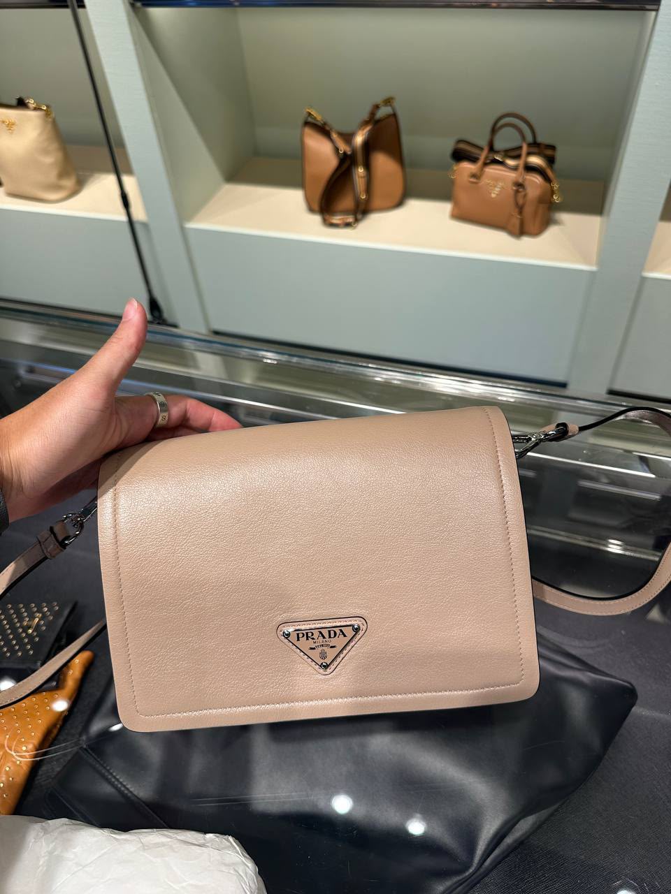 Panier Leather Shoulder Bag