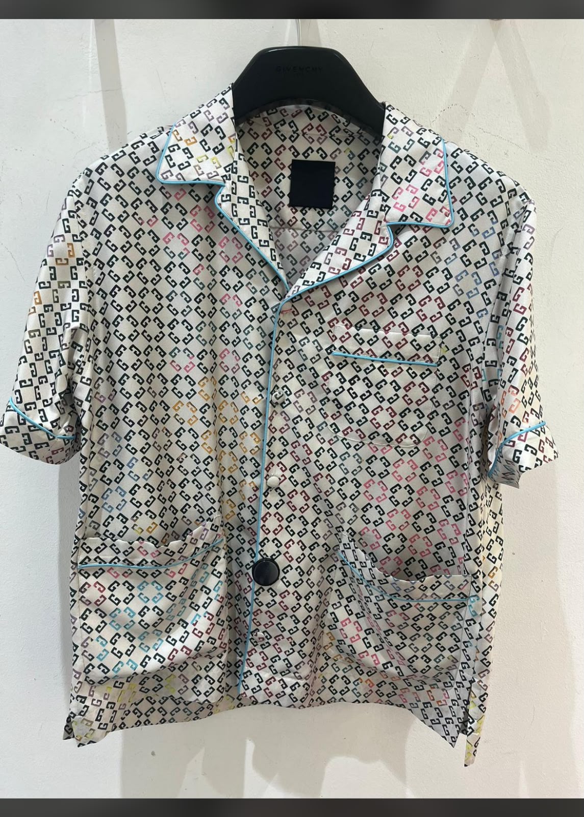 GG Multicolor Silk Bowling Shirt