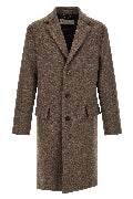 'Rustic' Wool Coat