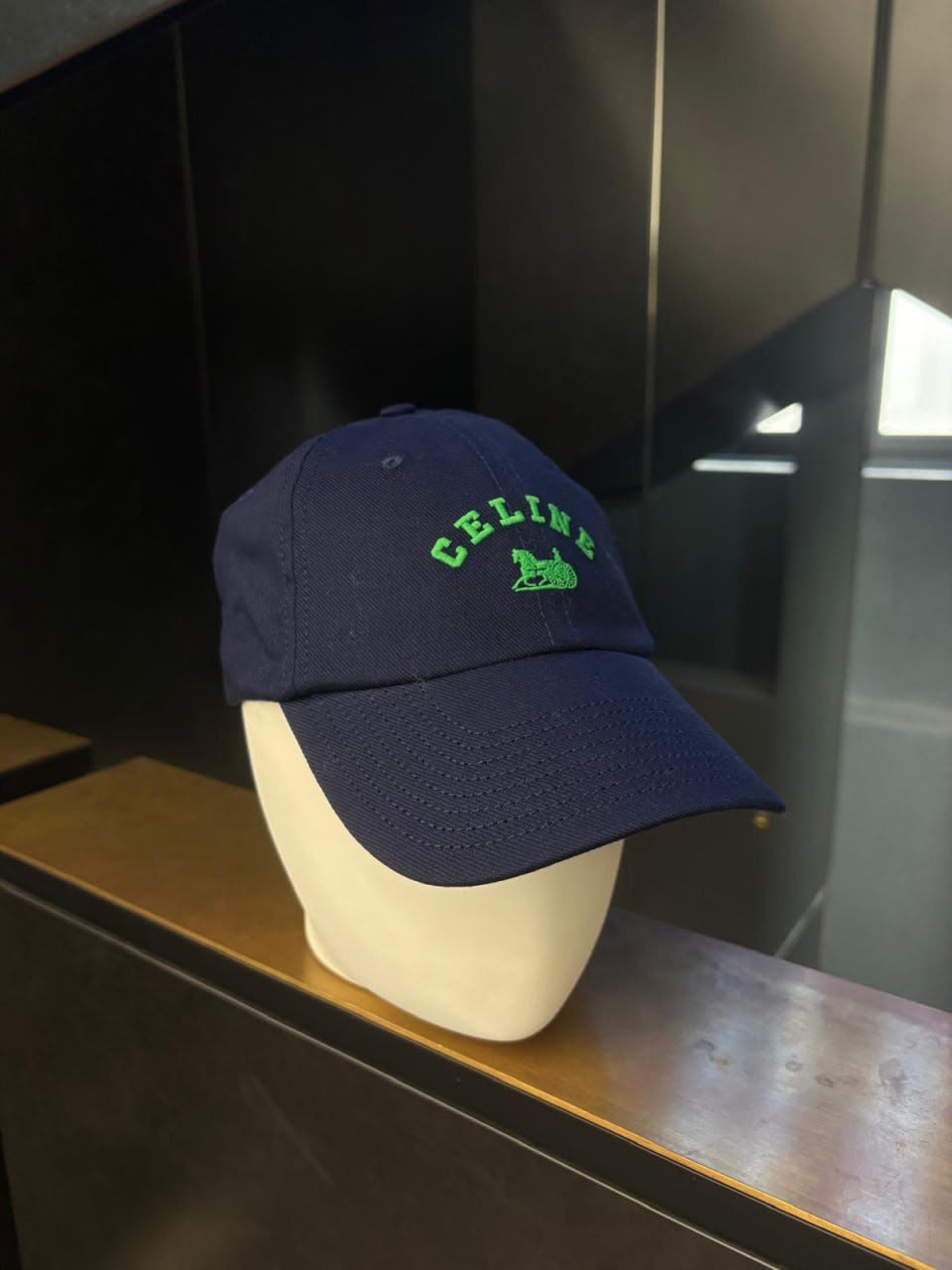 Baseball Cap in Cotton Drill with Embroidery