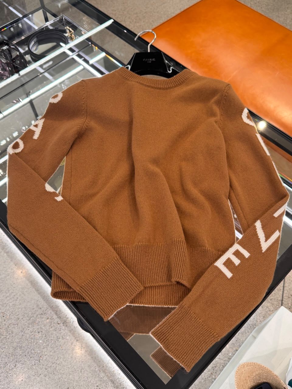 Logo-Jacquard Wool Sweater