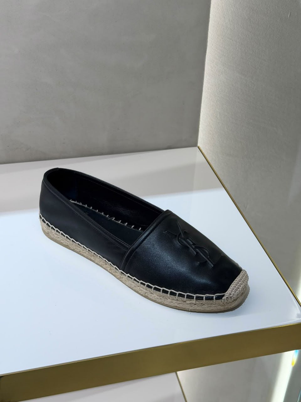 Monogram Espadrilles in Smooth Leather