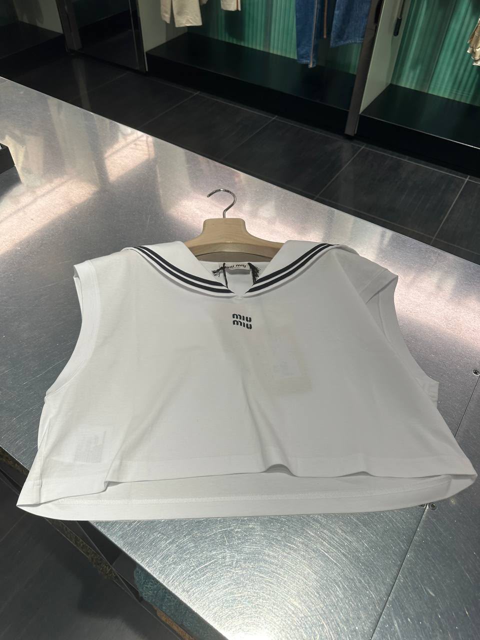 Jersey sailor top