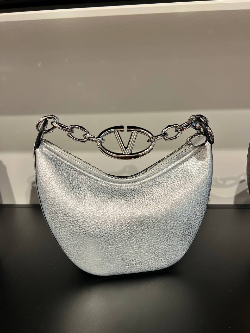 Garavani VLogo Moon Small Hobo Bag