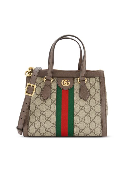 Borsa shopping Ophidia piccola in GG Supreme