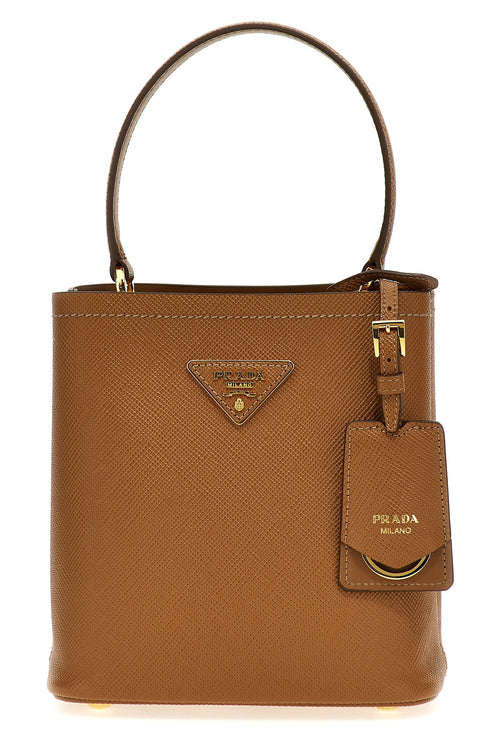 PRADA 'Prada Panier Small' handbag For Women 100% calfskin leather (Bos Taurus)