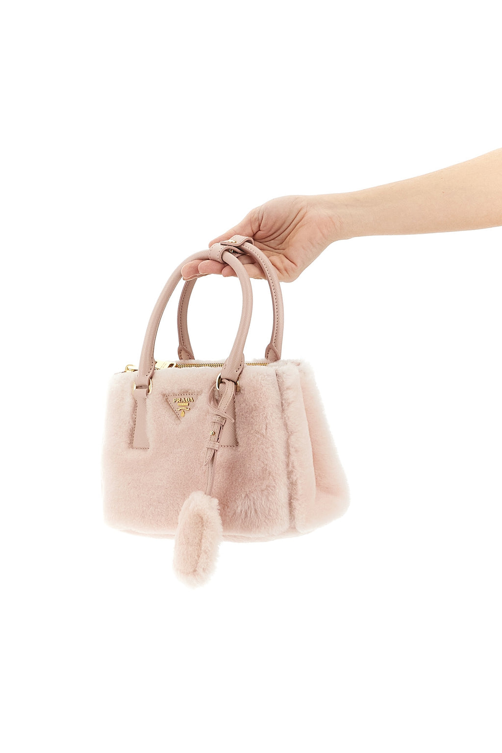 PRADA 'Galleria' mini handbag For Women 100% lamb leather